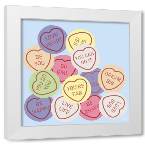 Youre Fab White Modern Wood Framed Art Print by Hollie, Jasmine