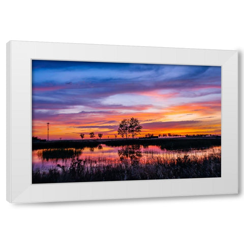 Santiago de Compostela pilgrimage - 211 White Modern Wood Framed Art Print by Heine, Ben