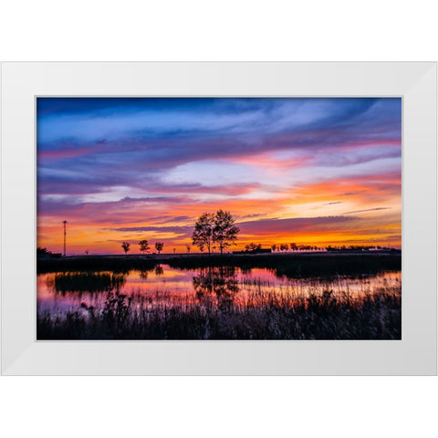 Santiago de Compostela pilgrimage - 211 White Modern Wood Framed Art Print by Heine, Ben
