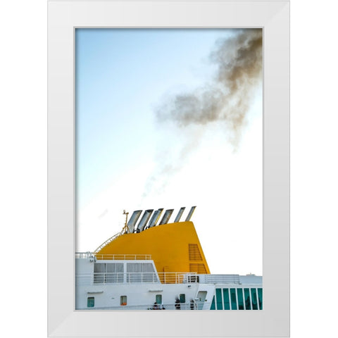 1_SAM3429 White Modern Wood Framed Art Print by Heine, Ben