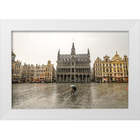 BEN08913 White Modern Wood Framed Art Print by Heine, Ben