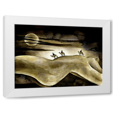 Discovery White Modern Wood Framed Art Print by Heine, Ben