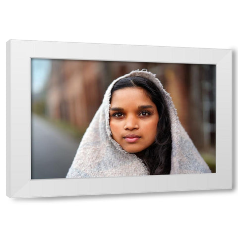 Elia 7 White Modern Wood Framed Art Print by Heine, Ben