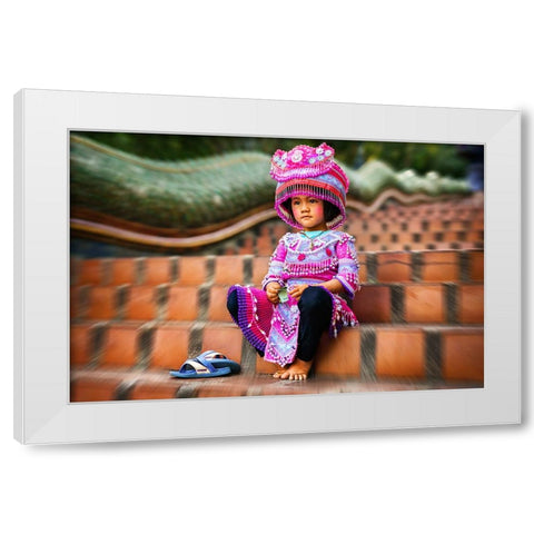 Thai Girl Thailand - 200 White Modern Wood Framed Art Print by Heine, Ben