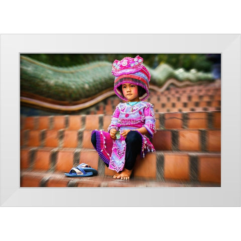 Thai Girl Thailand - 200 White Modern Wood Framed Art Print by Heine, Ben