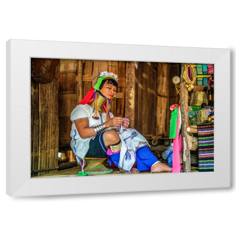 Thailand - 5 White Modern Wood Framed Art Print by Heine, Ben