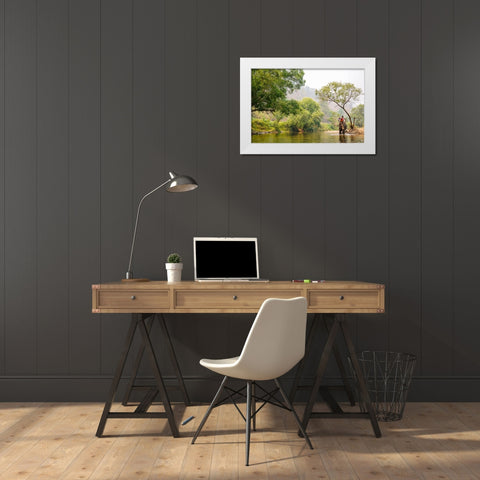 Thailand - 37 White Modern Wood Framed Art Print by Heine, Ben