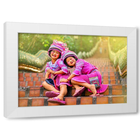 Thailand - 205 White Modern Wood Framed Art Print by Heine, Ben