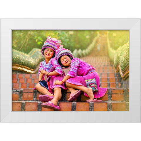 Thailand - 205 White Modern Wood Framed Art Print by Heine, Ben