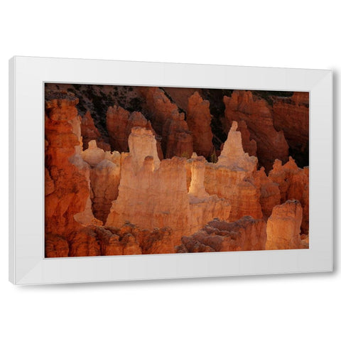 Illumination Castle White Modern Wood Framed Art Print by Sherrell, Bill