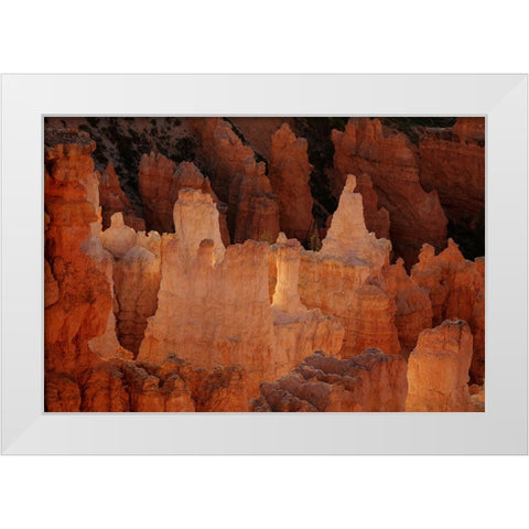Illumination Castle White Modern Wood Framed Art Print by Sherrell, Bill
