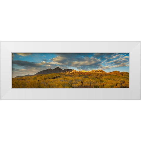 Witness To A Grand Finale White Modern Wood Framed Art Print by Sherrell, Bill