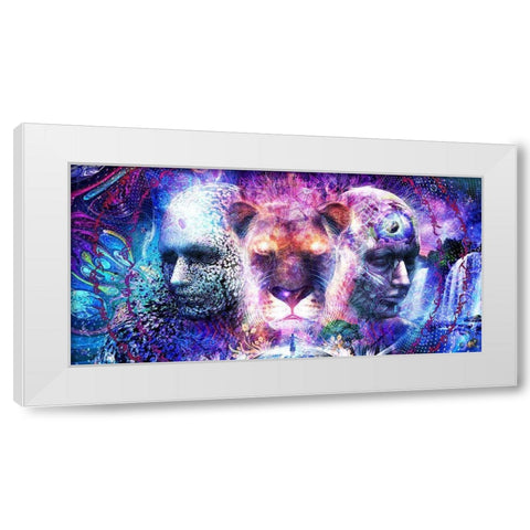 The Beauty Of It All White Modern Wood Framed Art Print by Gray, Cameron