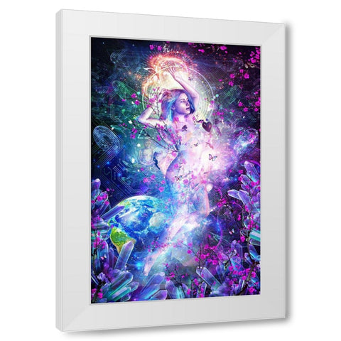 Encounter With The Sublime White Modern Wood Framed Art Print by Gray, Cameron