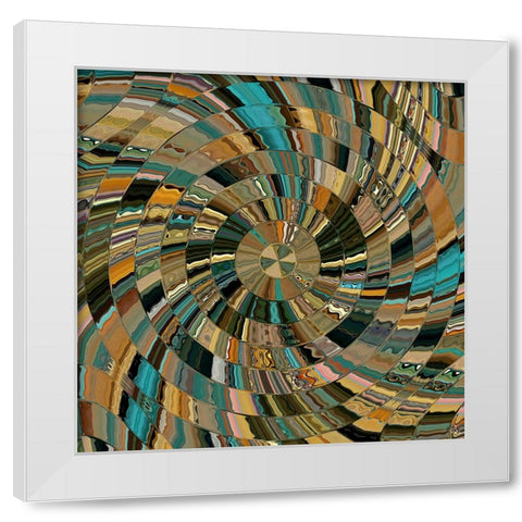 Ari-Zodiac White Modern Wood Framed Art Print by Manlove, David