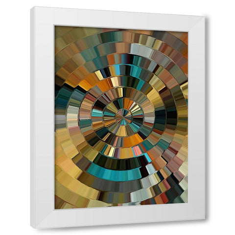 Arizona Prism White Modern Wood Framed Art Print by Manlove, David