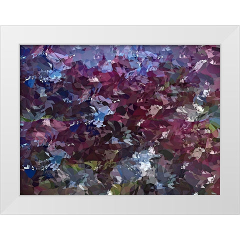 Its Lilac White Modern Wood Framed Art Print by Manlove, David