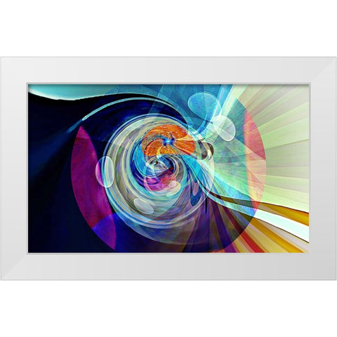 0Z2 White Modern Wood Framed Art Print by Manlove, David