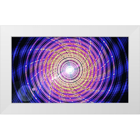 Phosphorus Propeller White Modern Wood Framed Art Print by Manlove, David