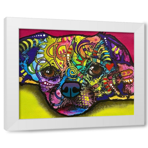 Photo Jul 30-3 58 16 PM White Modern Wood Framed Art Print by Dean Russo Collection