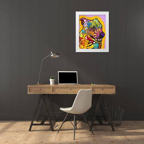 Photo Jun 30-6 57 31 PM White Modern Wood Framed Art Print by Dean Russo Collection