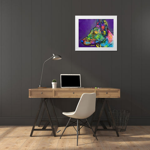 Photo Oct 08-8 54 49 PM White Modern Wood Framed Art Print by Dean Russo Collection