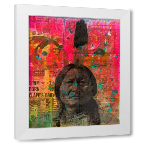 Harvest White Modern Wood Framed Art Print by Dean Russo Collection