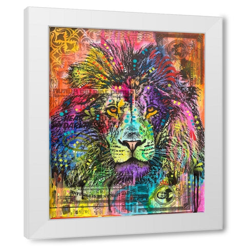 Reserve White Modern Wood Framed Art Print by Dean Russo Collection