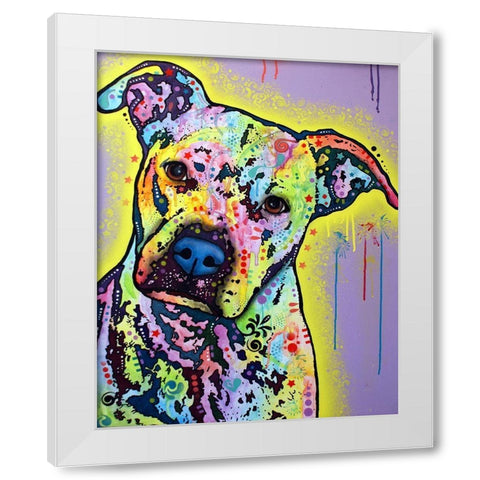 Sugar White Modern Wood Framed Art Print by Dean Russo Collection