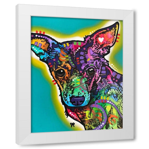 Little Love White Modern Wood Framed Art Print by Dean Russo Collection