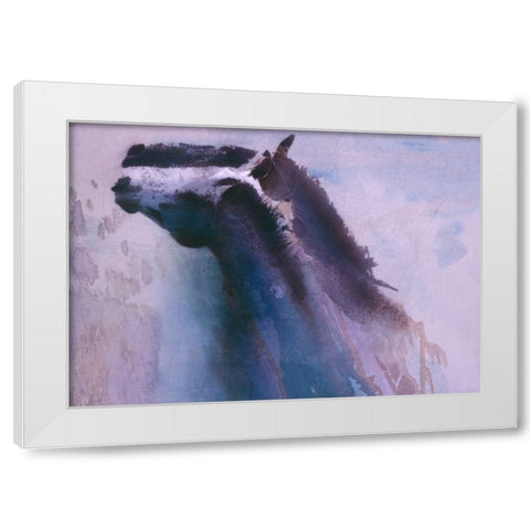 Shadows White Modern Wood Framed Art Print by Lund, Denton