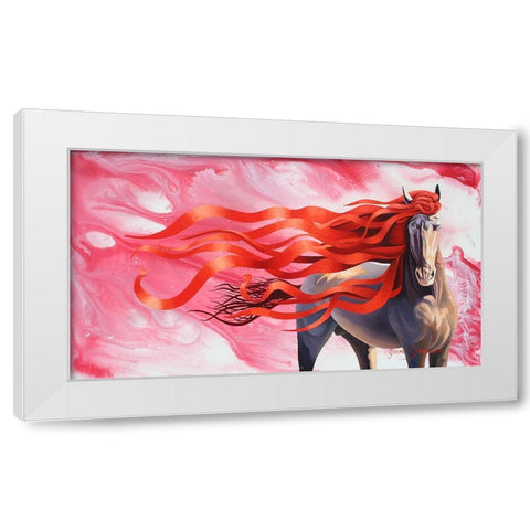 Black Watch White Modern Wood Framed Art Print by Stevenson, Graeme