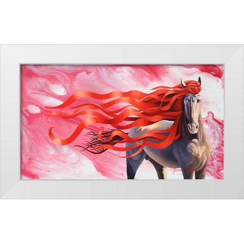 Black Watch White Modern Wood Framed Art Print by Stevenson, Graeme