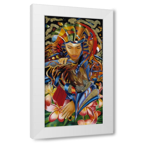 Isis Rising White Modern Wood Framed Art Print by Stevenson, Graeme