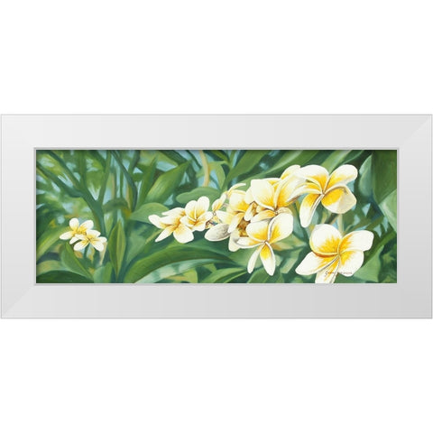 White Fran White Modern Wood Framed Art Print by Stevenson, Graeme