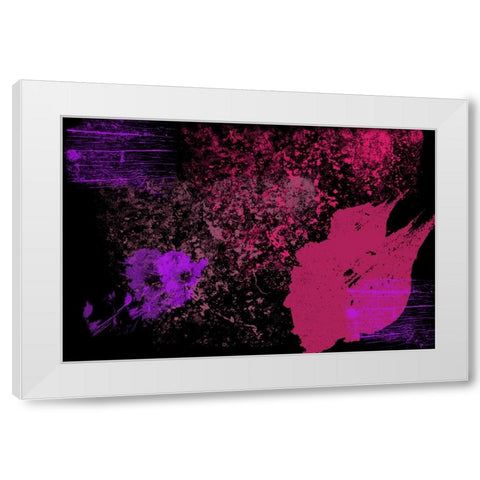 Alive Universe White Modern Wood Framed Art Print by Jenny Rainbow Fine Art