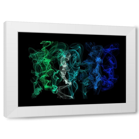 Ethereal Dance 3 White Modern Wood Framed Art Print by Jenny Rainbow Fine Art