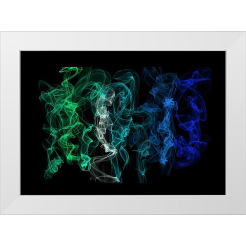 Ethereal Dance 3 White Modern Wood Framed Art Print by Jenny Rainbow Fine Art