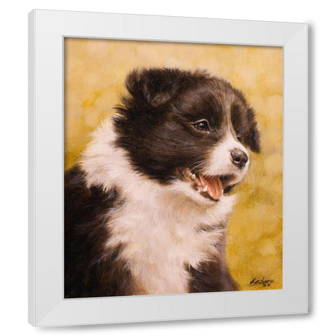 302 White Modern Wood Framed Art Print by Silver, John