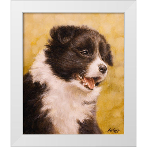 302 White Modern Wood Framed Art Print by Silver, John