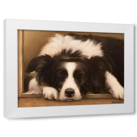 310 White Modern Wood Framed Art Print by Silver, John