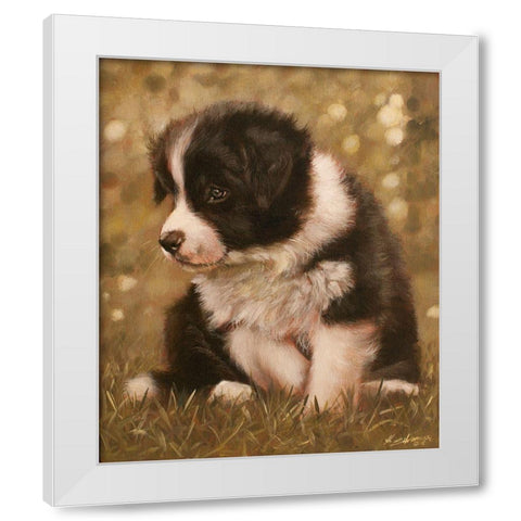 311 White Modern Wood Framed Art Print by Silver, John