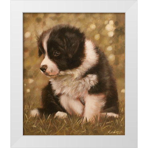 311 White Modern Wood Framed Art Print by Silver, John