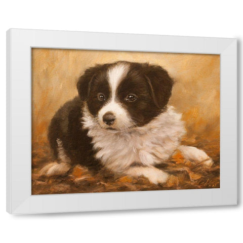 315 White Modern Wood Framed Art Print by Silver, John