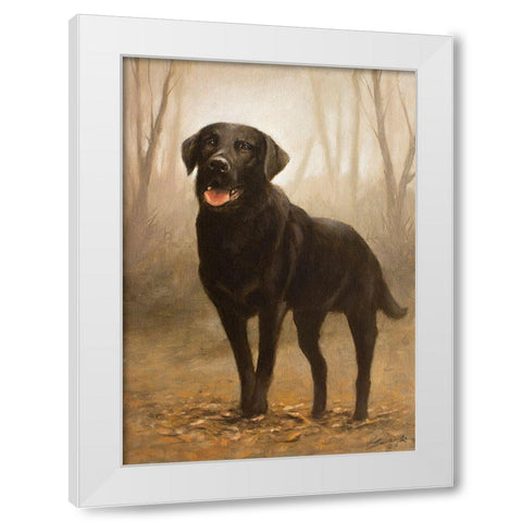 316 White Modern Wood Framed Art Print by Silver, John