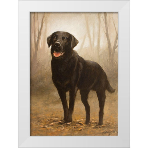 316 White Modern Wood Framed Art Print by Silver, John