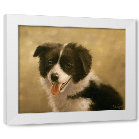 318 White Modern Wood Framed Art Print by Silver, John