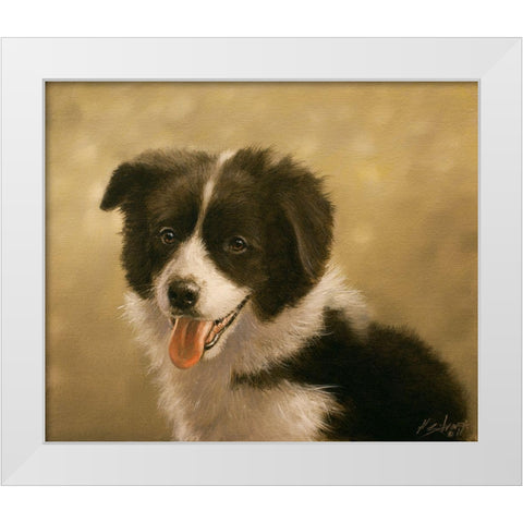 318 White Modern Wood Framed Art Print by Silver, John