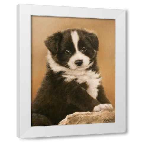 322 White Modern Wood Framed Art Print by Silver, John