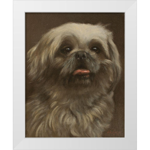 461a White Modern Wood Framed Art Print by Silver, John